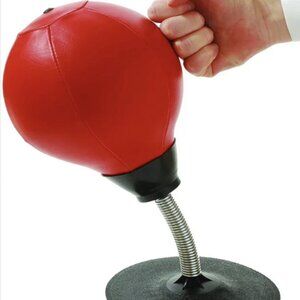 Desktop Punching Ball, Stress Release Tabletop Boxing Punching Bag with Air Pump